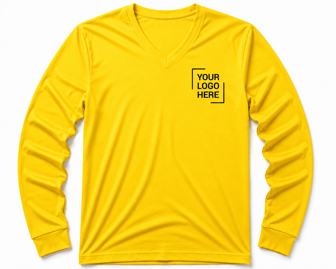 V Neck T-shirt Long Sleeves