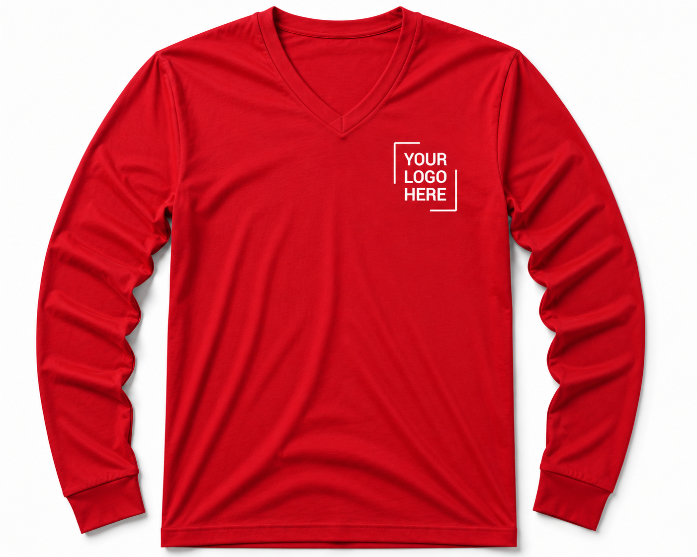 V Neck T-shirt Long Sleeves