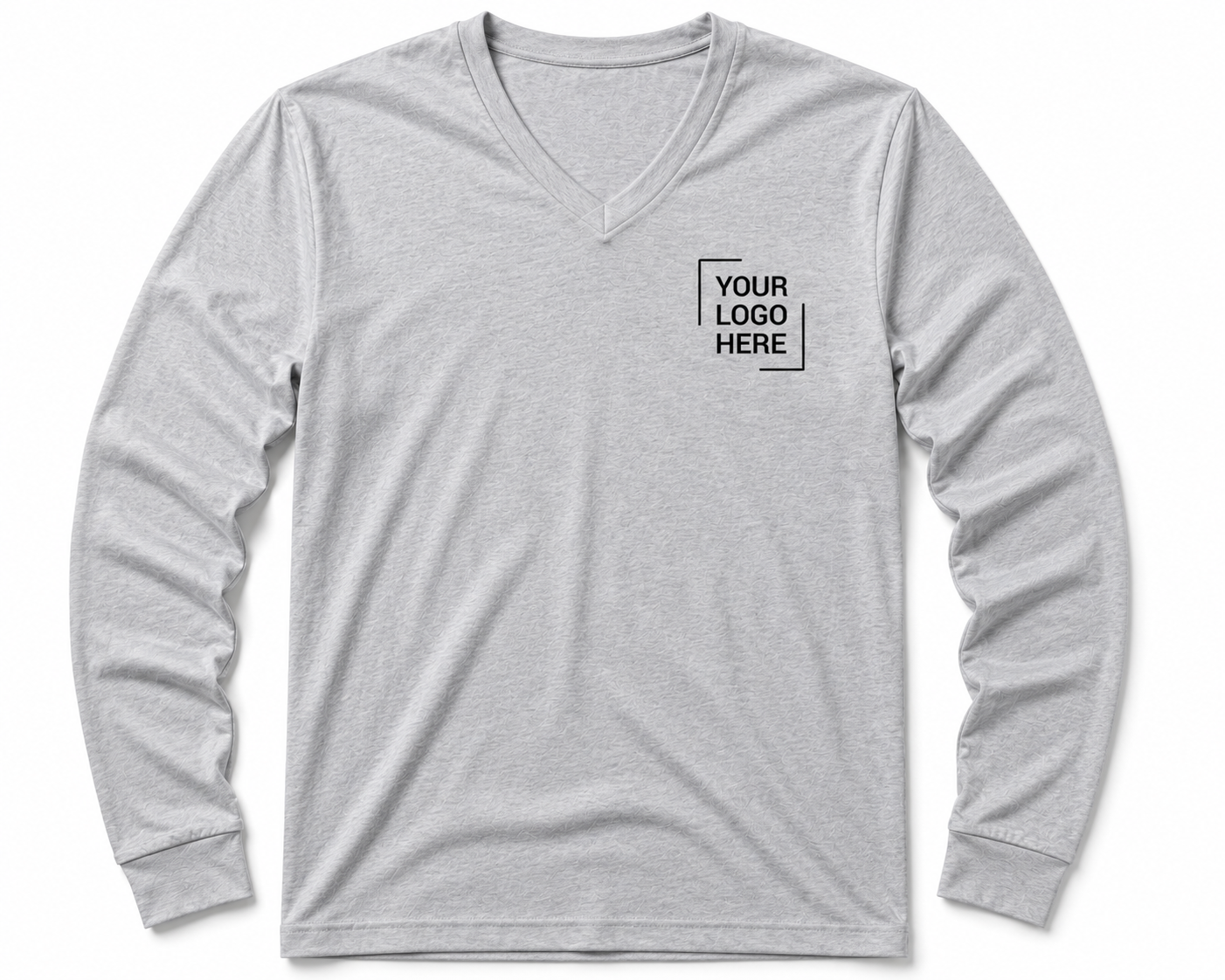 V Neck T-shirt Long Sleeves