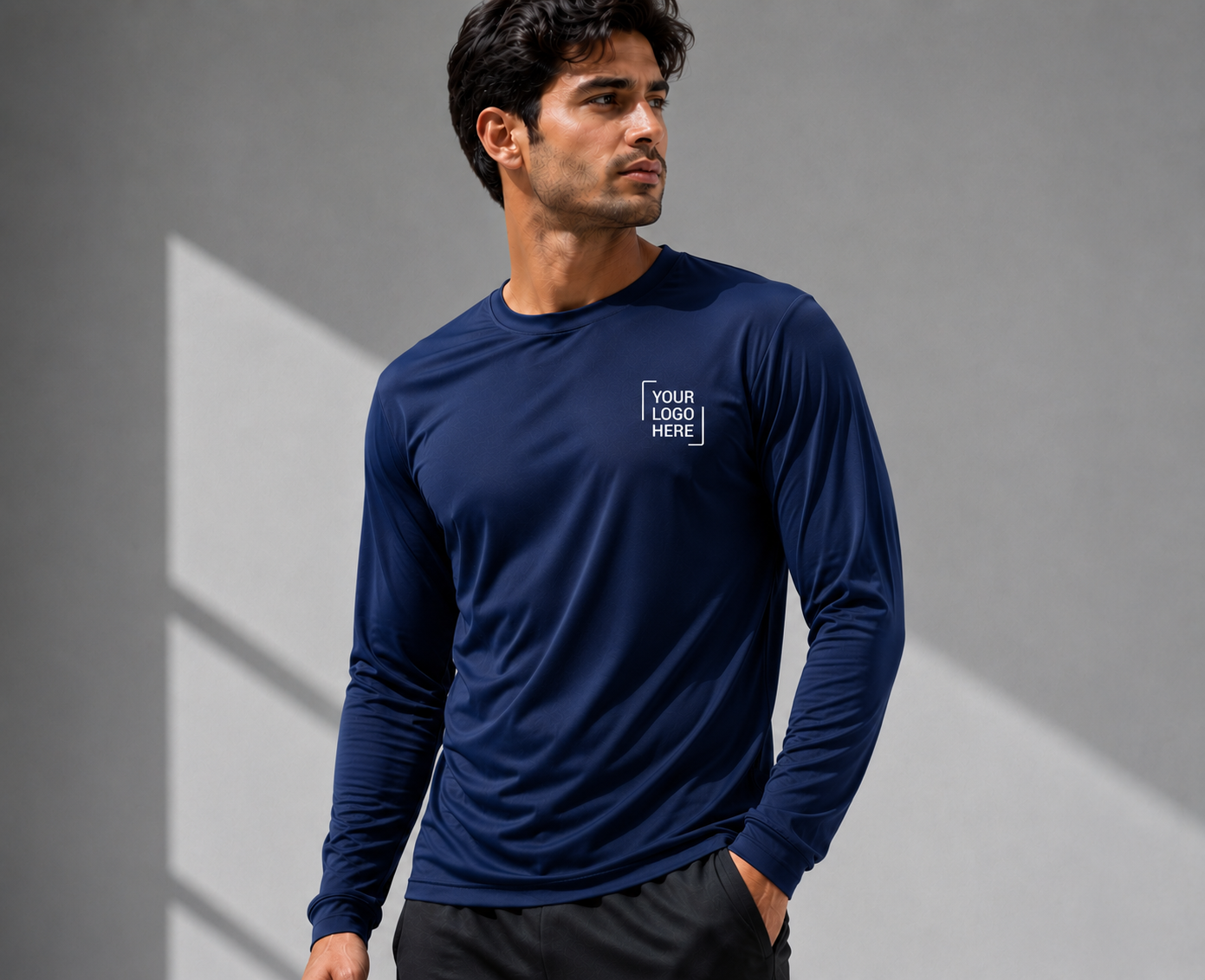 Crew Neck T-shirt Long Sleeves